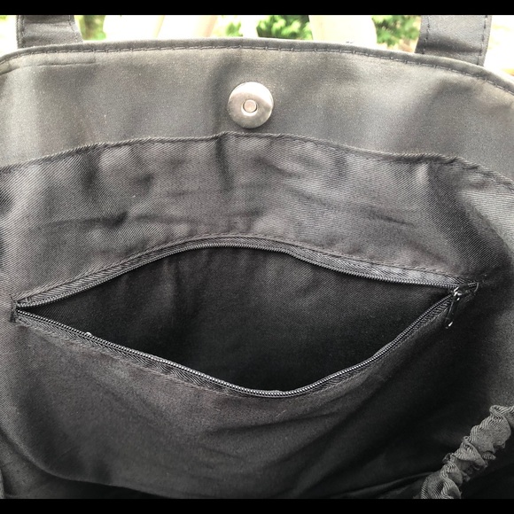 Large Rhinestone Handbag hand placed stones - Picture 5 of 7